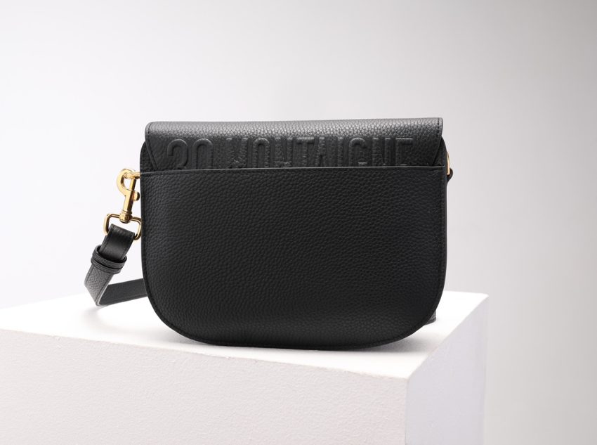 Replica Dior Bobby Black Grained - top-rated replica designer bag