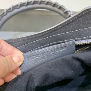 Replica Balenciaga Agneau Dark Grey - top-tier luxury replica shoulder bag