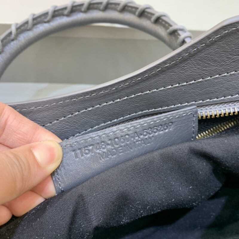 Replica Balenciaga Agneau Dark Grey - top-tier luxury replica shoulder bag