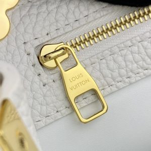 Replica Loius Vuitton Capucines White - high-accuracy replica luxury purse