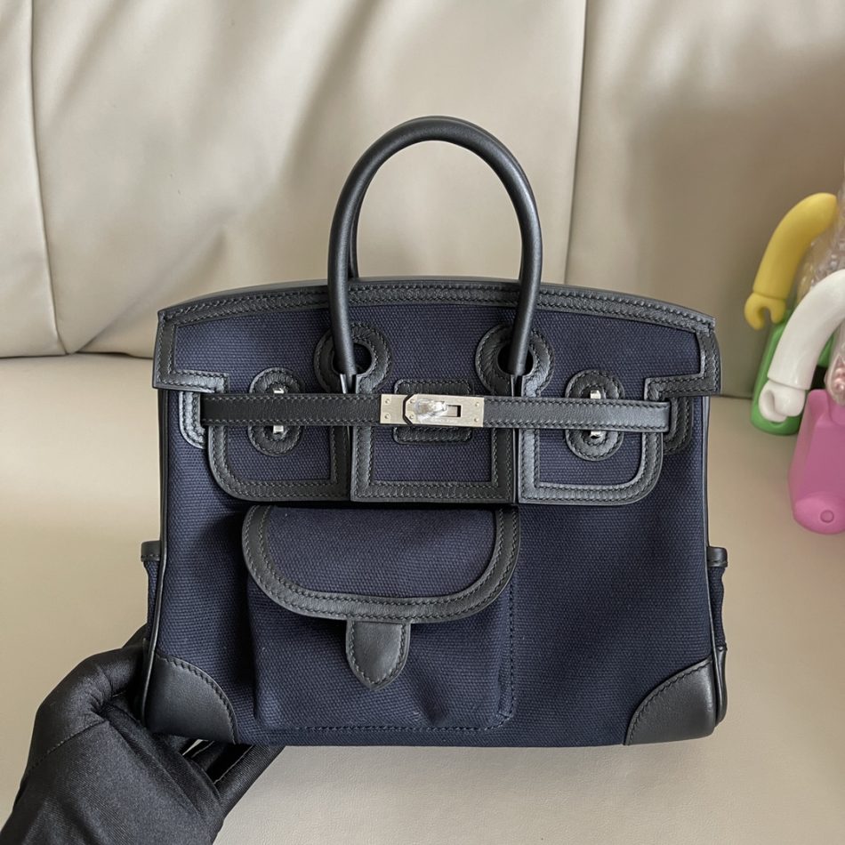 Replica Hermes Top Quality Replica Bag ShopRoyal Blue Cargo - ultra-realistic fake designer tote