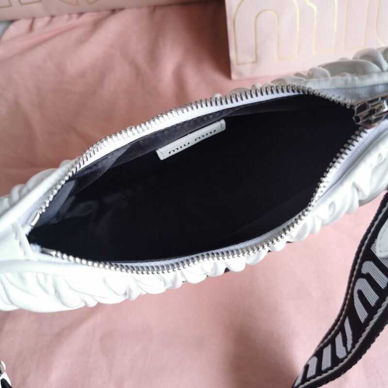 Replica Miu Miu Matelassé League White - best quality luxury bag dupe