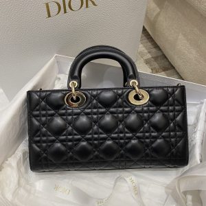 Replica Dior Lady D-Joy Large Bag Black - best-selling designer handbag dupe