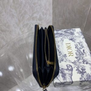Replica Dior Long Zipper Wallet - 1:1 designer replica handbag