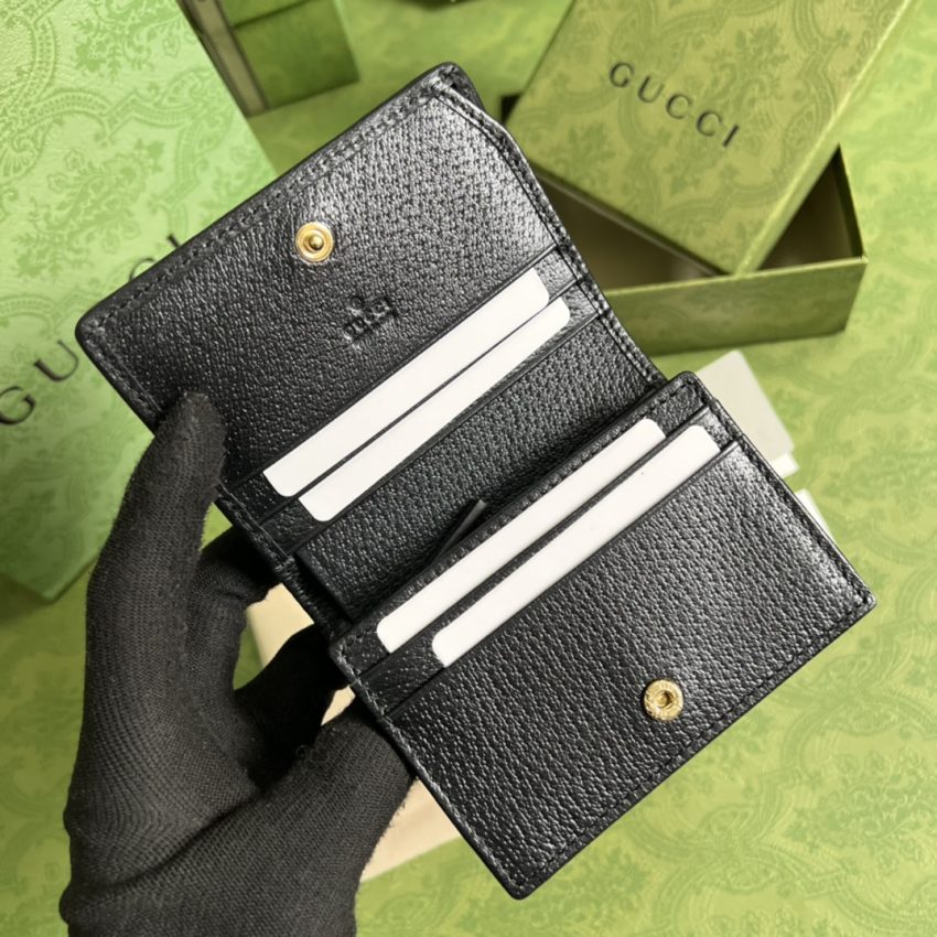 Replica Gucci Horsebit 1955 Wallet Black - best quality luxury bag dupe