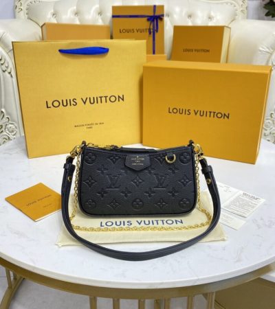 Replica Louis Vuitton Easy Pouch Black - high-quality designer bag clone