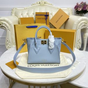 Replica Louis Vuitton On My Side PM Sky Blue - 1:1 designer replica handbag