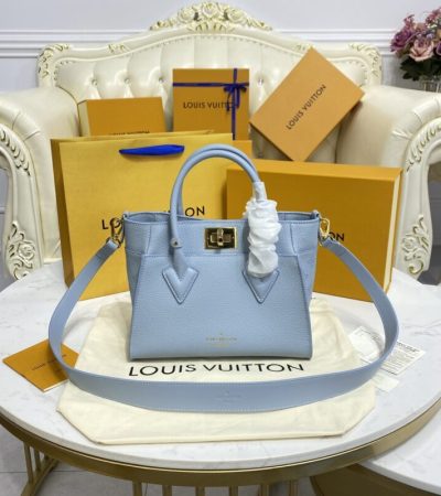 Replica Louis Vuitton On My Side PM Sky Blue - 1:1 designer replica handbag