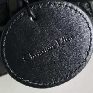 Replica Lady Dior Ultramatte Black Grid ABC - top-rated replica designer bag