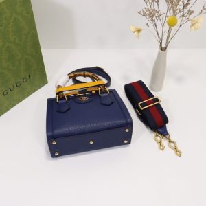 Replica Gucci Diana Small Tote Blue - 1:1 designer replica handbag