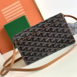 Replica Goyard Varenne Continental Wallet Brown - 1:1 designer replica handbag