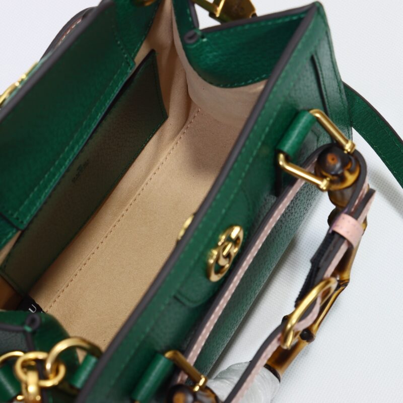 Replica Gucci Diana Small Tote Green - high-accuracy replica luxury purse
