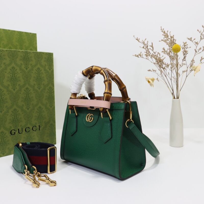 Replica Gucci Diana Small Tote Green - near-authentic luxury replica handbag