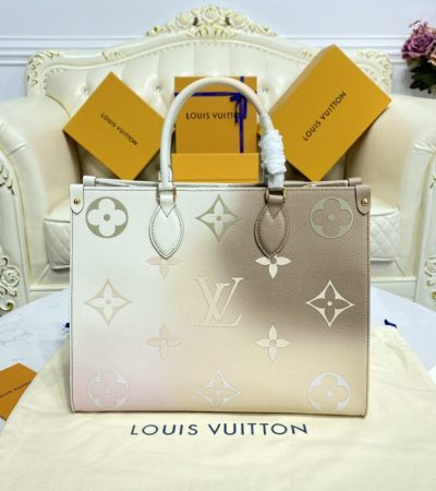 Replica LV OnTheGo Milk Tea - authentic-look luxury purse replica