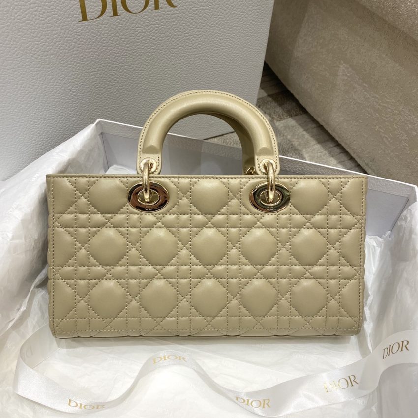 Replica Dior Lady D-Joy Large Bag Caramel - top-tier luxury replica shoulder bag