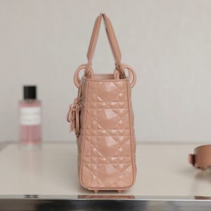 Replica Lady Dior Ultramatte Apricode Grid ABC - high-accuracy replica luxury purse