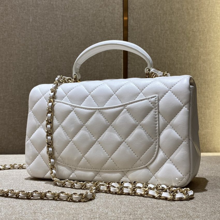 Replica CHANEL CF 20 cm Lion White - best quality luxury bag dupe