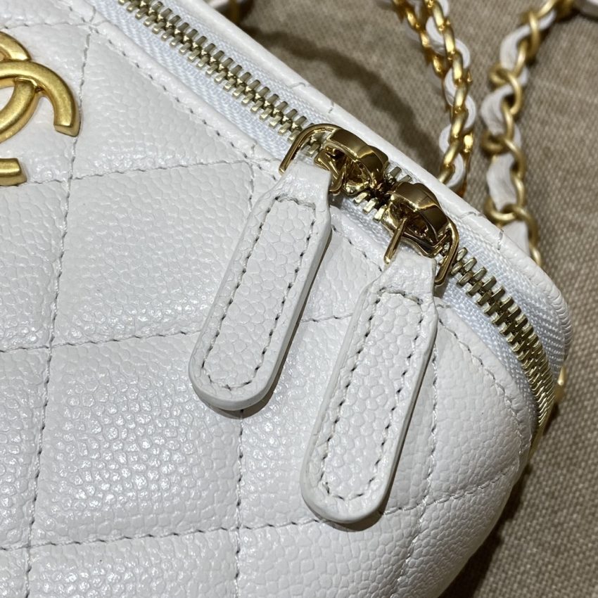 Replica CHANEL 22S Handle Box Bag White - realistic designer-inspired fake bag