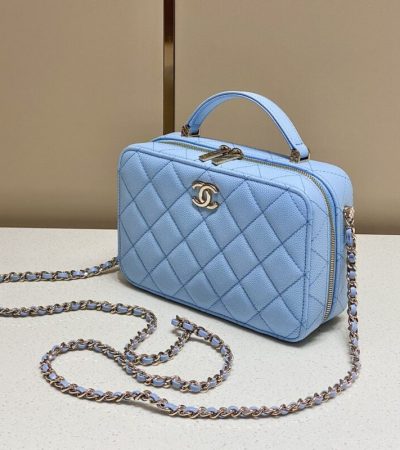 Replica CHANEL 22 Camera Bag Blue - near-authentic luxury replica handbag