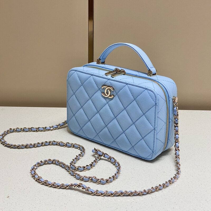 Replica CHANEL 22 Camera Bag Blue - near-authentic luxury replica handbag
