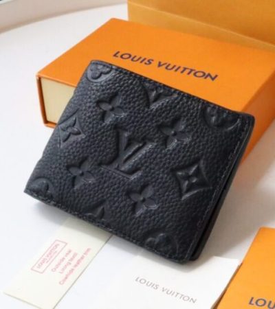 Replica Louis Vuitton Slender Wallet Full Black - high-end fake designer purse