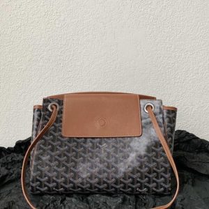Replica Goyard Rouette Souple Brown - near-authentic luxury replica handbag