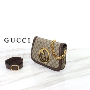 Replica Gucci Blondie Canvas Brown - top-rated replica designer bag