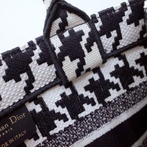 Replica Dior Tote Book Houndstooth - elite superclone designer purse