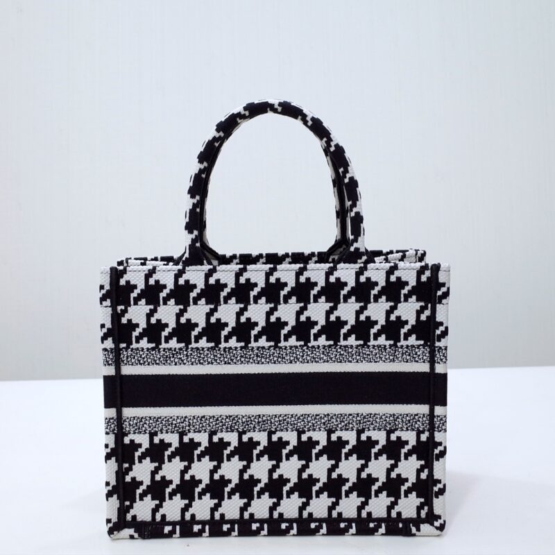 Replica Dior Tote Book Houndstooth - premium 1:1 fake handbag model