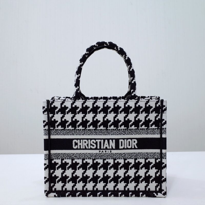 Replica Dior Tote Book Houndstooth - 1:1 designer replica handbag