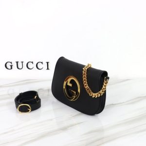 Replica Gucci Blondie Leather Black - top-rated replica designer bag