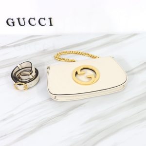 Replica Gucci Blondie Leather White - 1:1 designer replica handbag