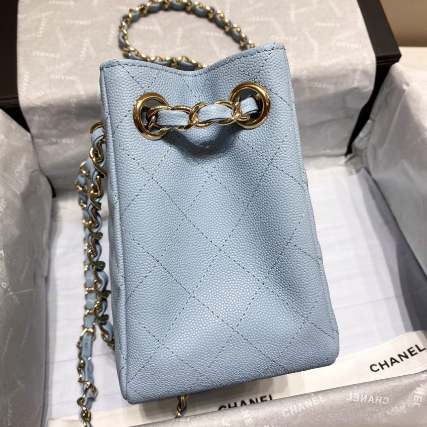 Replica CHANEL 22S Hubo Bag Light Blue - premium-grade designer purse dupe