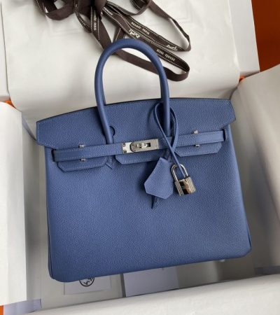 Replica Hermes Top Quality Replica Bag ShopAgate Blue - elite superclone designer purse