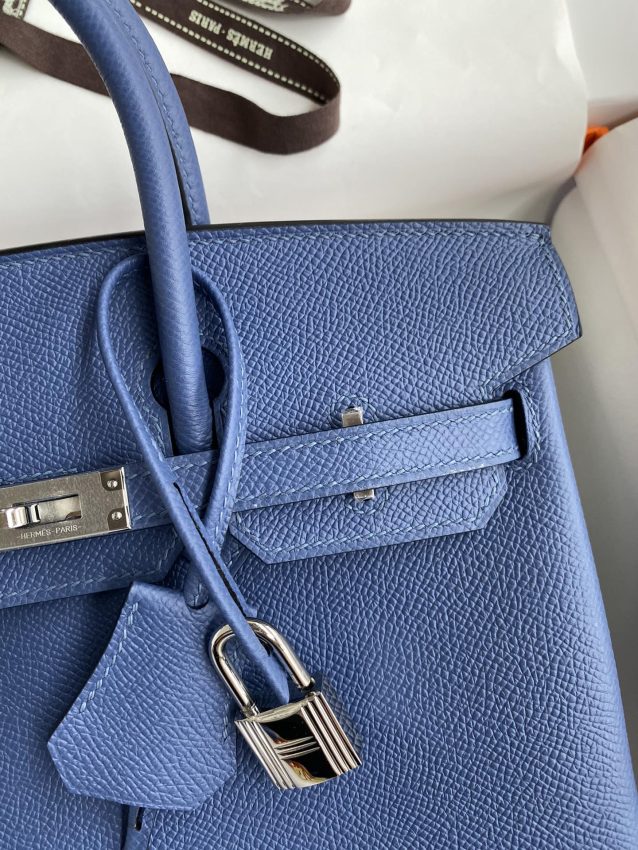 Replica Hermes Top Quality Replica Bag ShopAgate Blue - high-quality designer bag clone