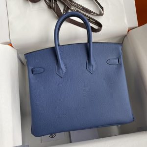 Replica Hermes Top Quality Replica Bag ShopAgate Blue - high-quality designer bag clone