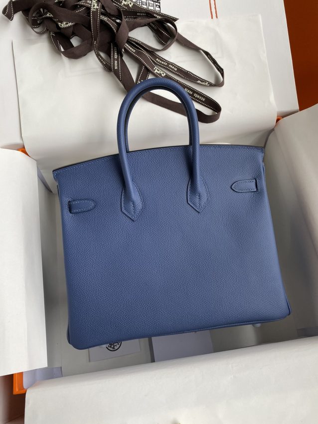 Replica Hermes Top Quality Replica Bag ShopAgate Blue - high-quality designer bag clone