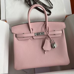 Replica Hermes Top Quality Replica Bag ShopEpsom Pink Silver - best-selling designer handbag dupe