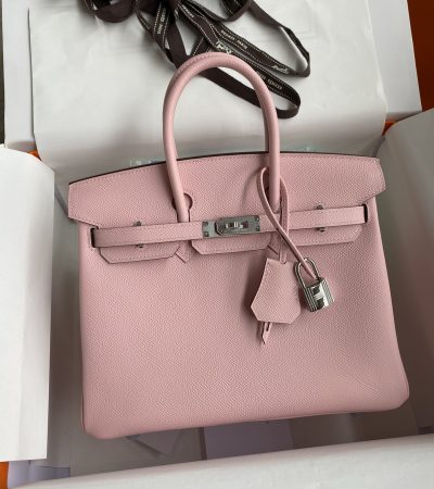 Replica Hermes Top Quality Replica Bag ShopEpsom Pink Silver - best-selling designer handbag dupe