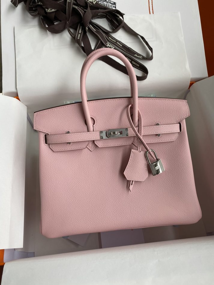 Replica Hermes Top Quality Replica Bag ShopEpsom Pink Silver - best-selling designer handbag dupe