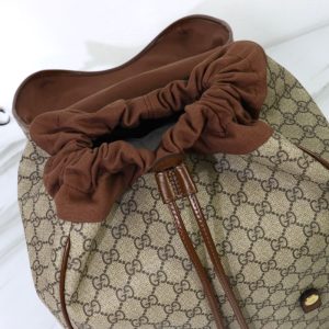 Replica Gucci Interlocking Double G Backpack Beige - top-rated replica designer bag