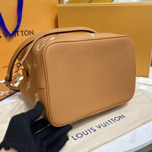 Replica Louis Vuitton Noe Bucket Brown MM - realistic designer-inspired fake bag