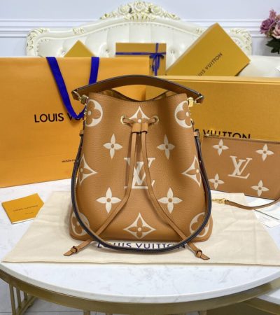 Replica Louis Vuitton Noe Bucket Brown MM - high-quality designer bag clone