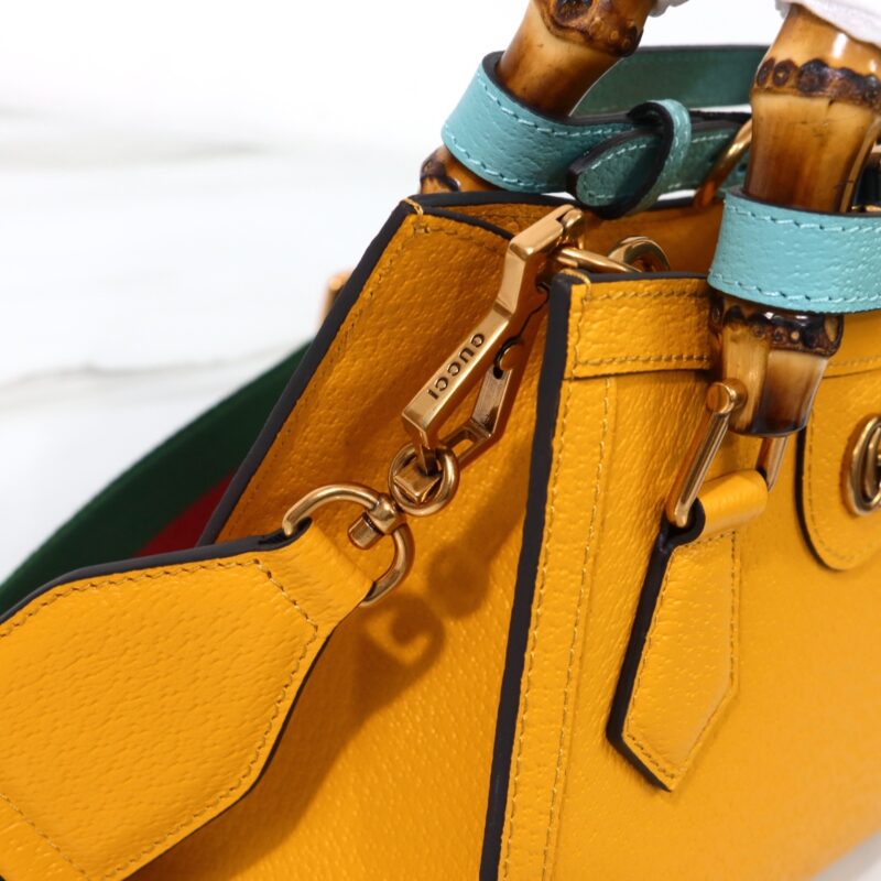Replica Gucci Diana Small Tote Yellow - ultra-realistic fake designer tote