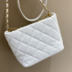 Replica CHANEL 22s Rhinestone Hobo White - realistic designer-inspired fake bag
