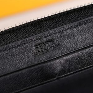 Replica Fendi Grey Eyes Wallet - 1:1 designer replica handbag