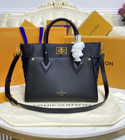 Replica Louis Vuitton On My Side Black All - premium 1:1 fake handbag model