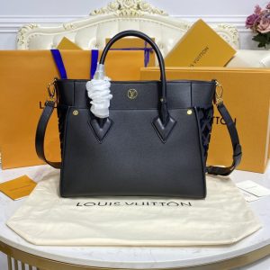 Replica Louis Vuitton On My Side Black All - realistic designer-inspired fake bag