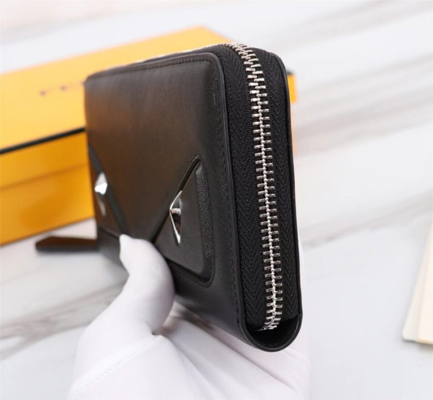 Replica Fendi Black Eyes Wallet - premium 1:1 fake handbag model