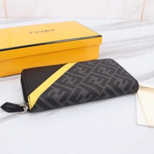 Replica Fendi FF Black Wallet - elite superclone designer purse